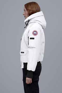Chamarras Canada Goose Mujer Mexico - Chilliwack Chaqueta De Bombardero Blancos RZ4856127